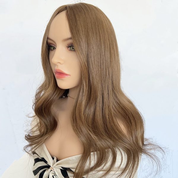 Silk Top Hair Toppers for Women – Asha, 100% Virgin Human Hair, Natural Volume, and Seamless Coverage