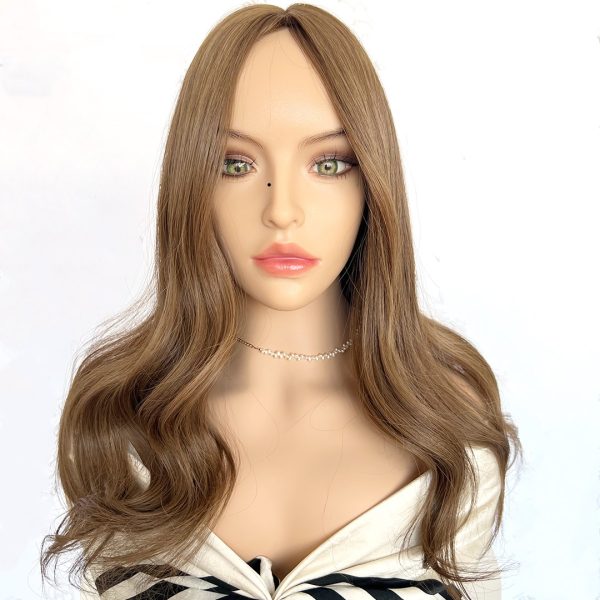 Silk Top Hair Toppers for Women – Asha, 100% Virgin Human Hair, Natural Volume, and Seamless Coverage