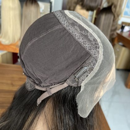 Full Hand Sewn Lace Wig, Ultra Lightweight, 100% Virgin Human Hair, Comfortable Fit